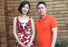 广州富邦与明星合影